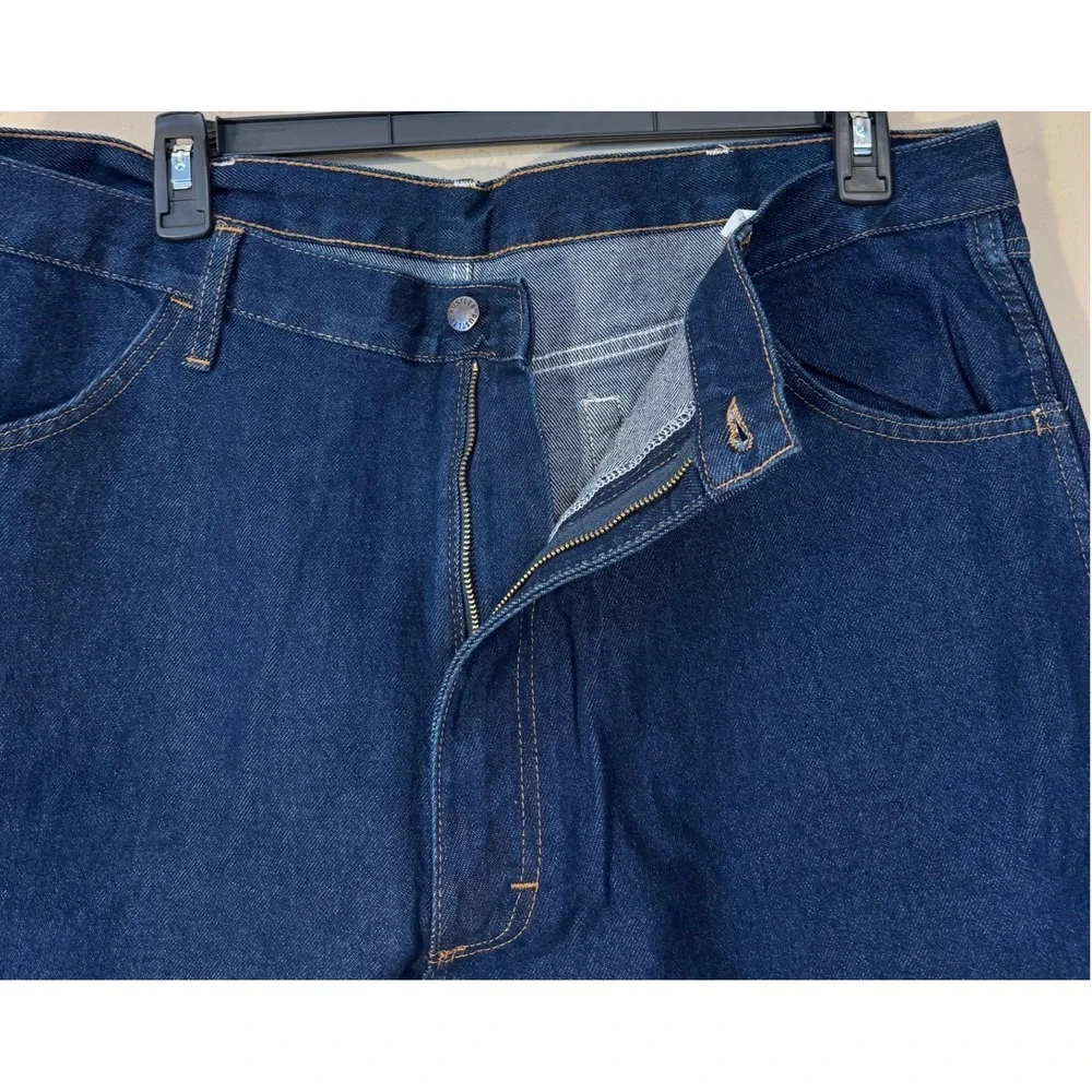 Rustler Wrangler Jeans‎ Men 42x32 Regular Fit Straight Leg Cotton Denim NEW